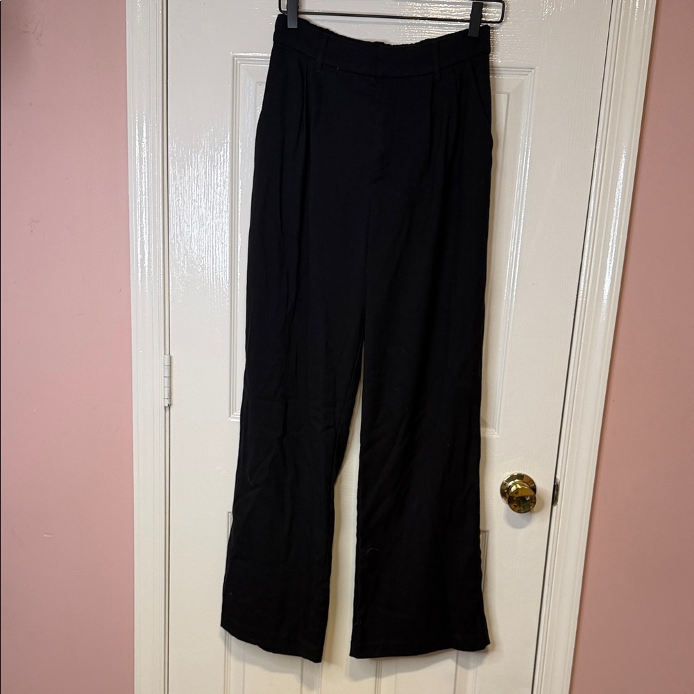 Hollister Classic Black Wide-Leg Pants